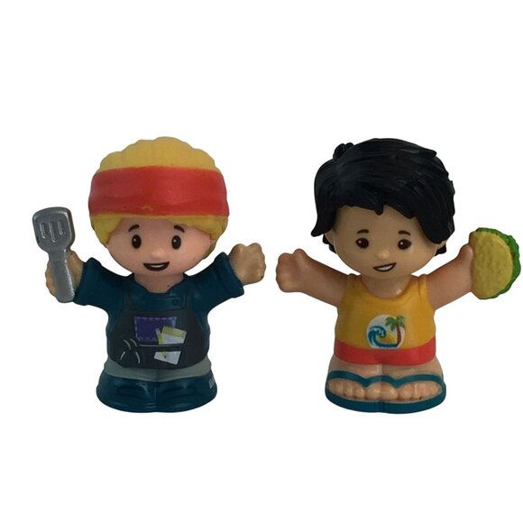 Fisher Price Little People Serve It Up Food Truck Coby Taco Chef Figures 2020 - Picture 1 of 4